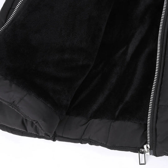 Damen Fleece-Mantel mit elegantem Design 8