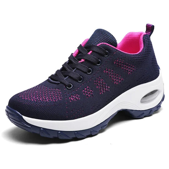 Damen Freizeit Schuhe mit Luftpolster und Dicke Sohle 6