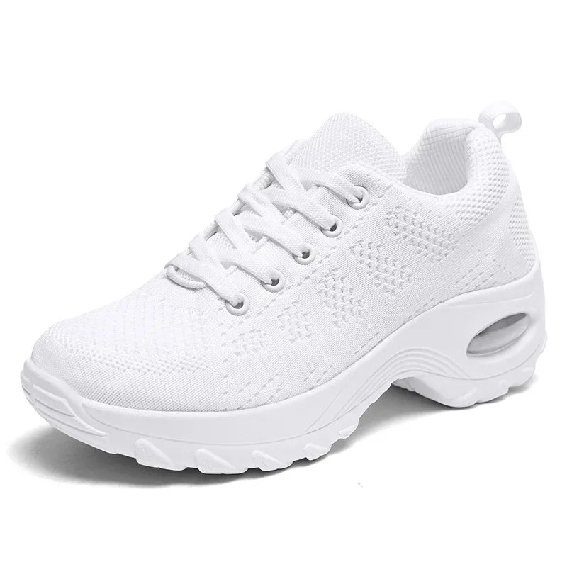 Damen Freizeit Schuhe mit Luftpolster und Dicke Sohle 7
