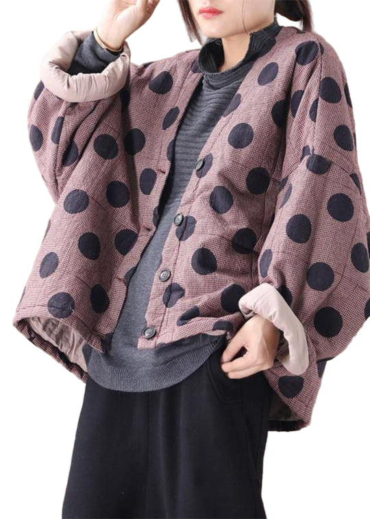 Damen Freizeitjacke V-Ausschnitt Karierte Muster 0
