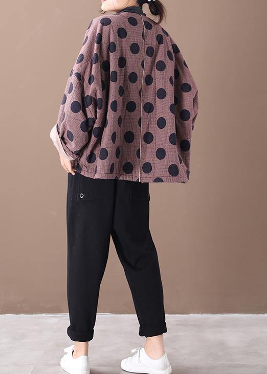 Damen Freizeitjacke V-Ausschnitt Karierte Muster 3