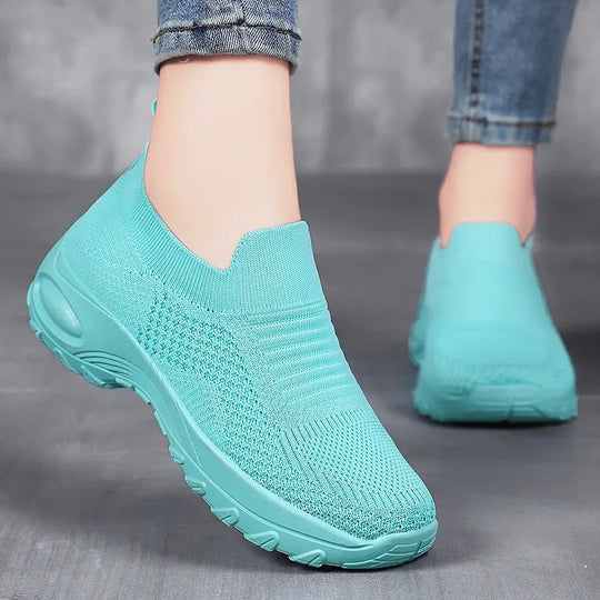 Damen Freizeitschuhe Atmungsaktive Mesh-Design 2