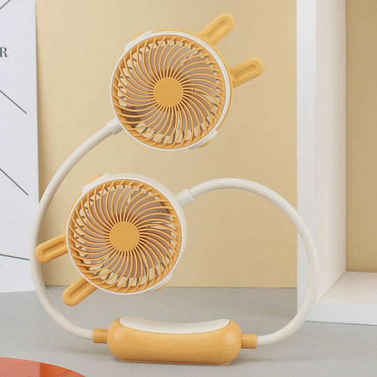Damen Halsventilator Tragbar mit Doppelgebläse für Personalisierte Kühlung 0