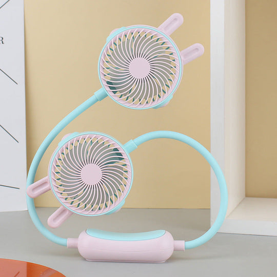 Damen Halsventilator Tragbar mit Doppelgebläse für Personalisierte Kühlung 13