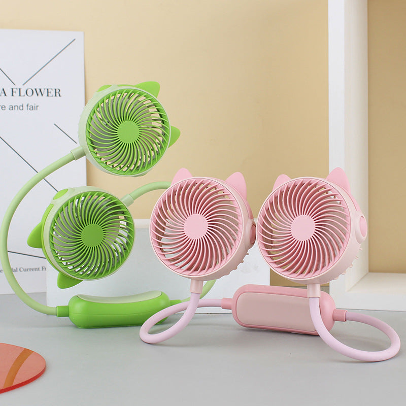 Damen Halsventilator Tragbar mit Doppelgebläse für Personalisierte Kühlung 3