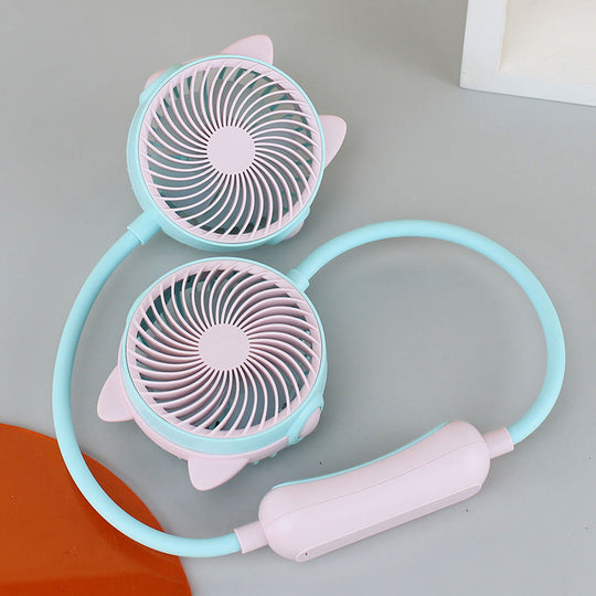 Damen Halsventilator Tragbar mit Doppelgebläse für Personalisierte Kühlung 8
