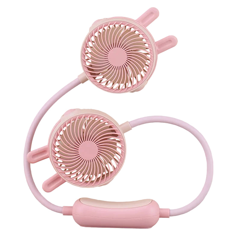 Damen Halsventilator Tragbar mit Doppelgebläse für Personalisierte Kühlung 9