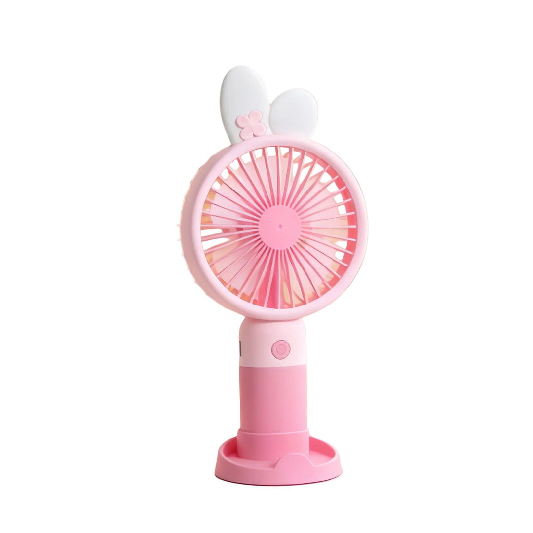 Damen Handventilator Kaninchen-Design Tragbar Kompakt 0
