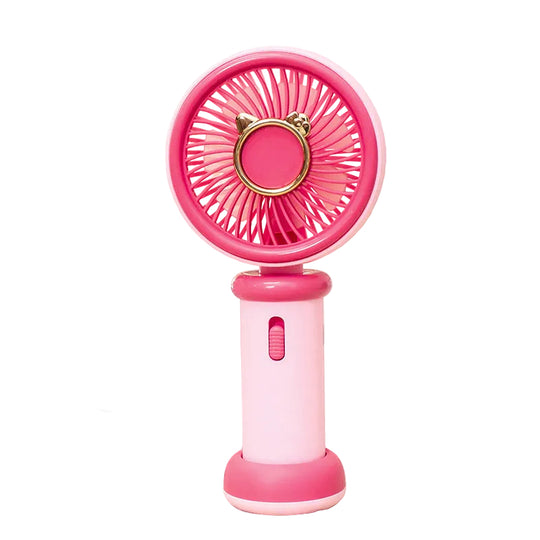 Damen Handventilator Tierdesign Tragbar USB-Ladung Einstellbare Geschwindigkeit 8