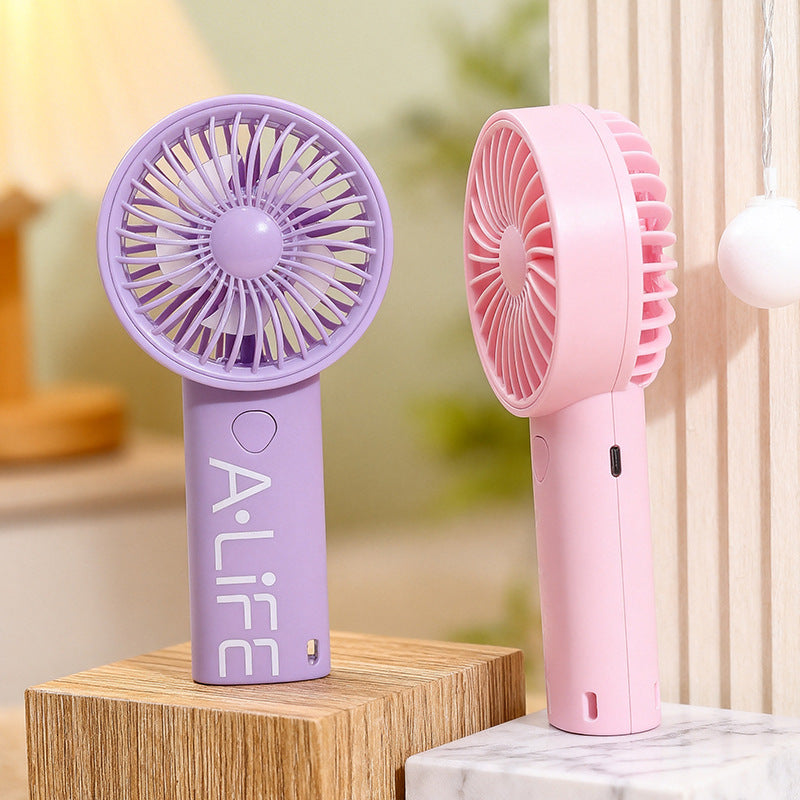 Damen Handventilator Tragbar USB Kompakt Leise 4