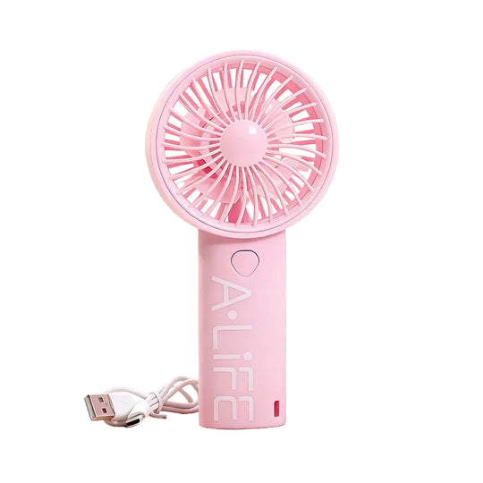 Damen Handventilator Tragbar USB Kompakt Leise 7