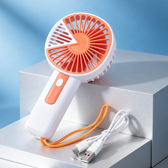 Damen Handventilator Tragbar mit USB-Ladefunktion Modernes Design 6