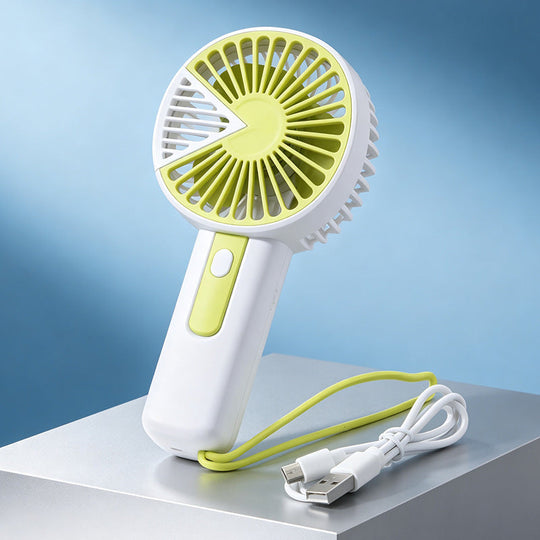 Damen Handventilator Tragbar mit USB-Ladefunktion Modernes Design 7