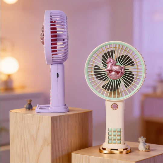 Damen Handventilator im Einhorn-Design 2