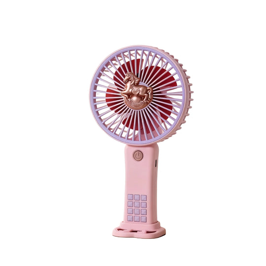 Damen Handventilator im Einhorn-Design 5