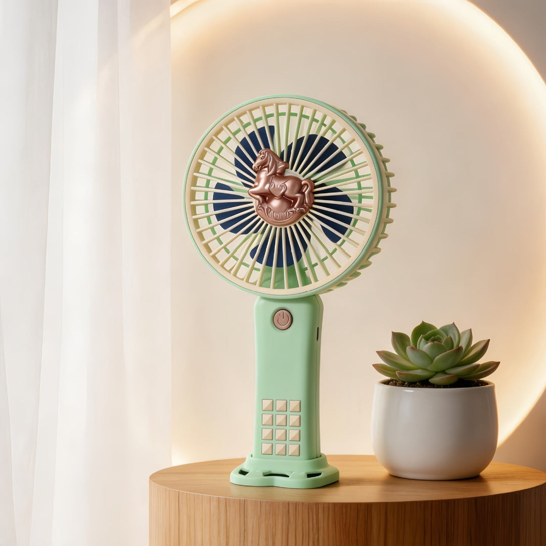 Damen Handventilator im Einhorn-Design 6