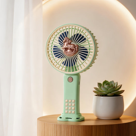 Damen Handventilator im Einhorn-Design 6