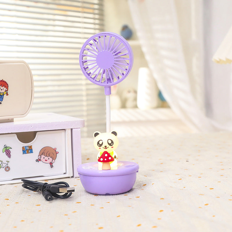 Damen Handventilator im Panda-Design 10