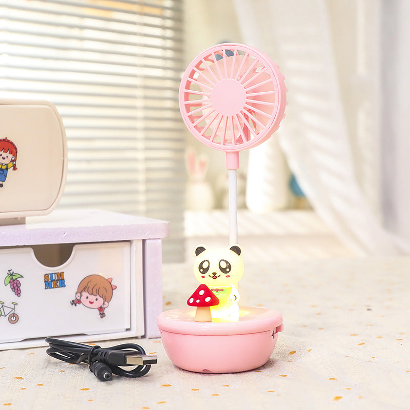 Damen Handventilator im Panda-Design 7