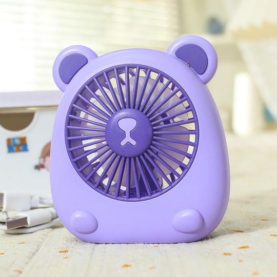Damen Handventilator im kreativen Bären-Design 0