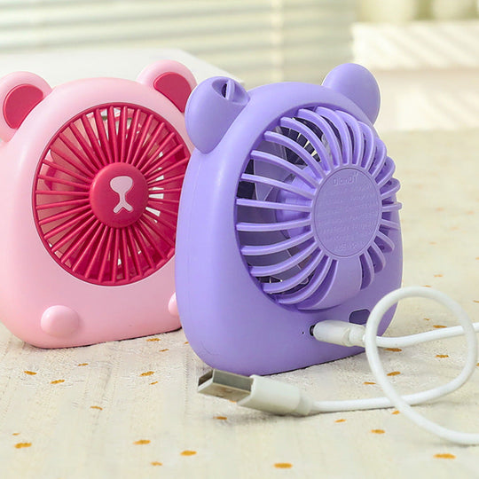 Damen Handventilator im kreativen Bären-Design 4