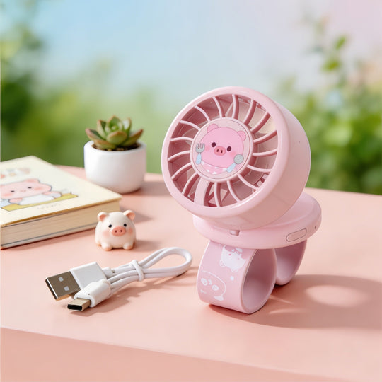 Damen Handventilator im verspielten Design 7