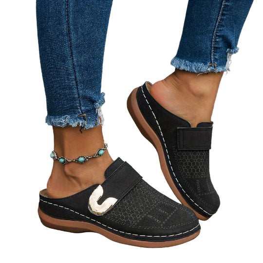 Damen Hausschuhe Orthopädisches Design mit Rutschfester Sohle 0