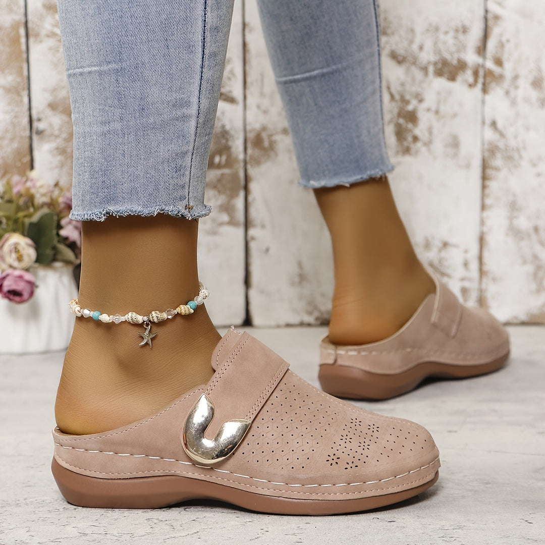 Damen Hausschuhe Orthopädisches Design mit Rutschfester Sohle 2