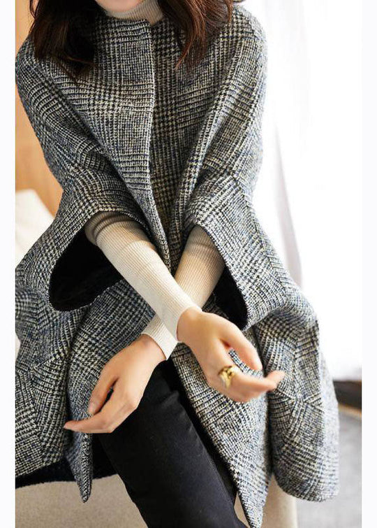 Damen Herbst Parka mit O-Ausschnitt und Knöpfen 0