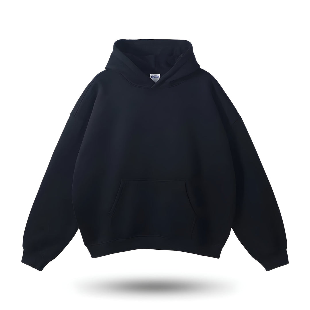Damen Hoodie Entspannt Mit Kängurutasche 1