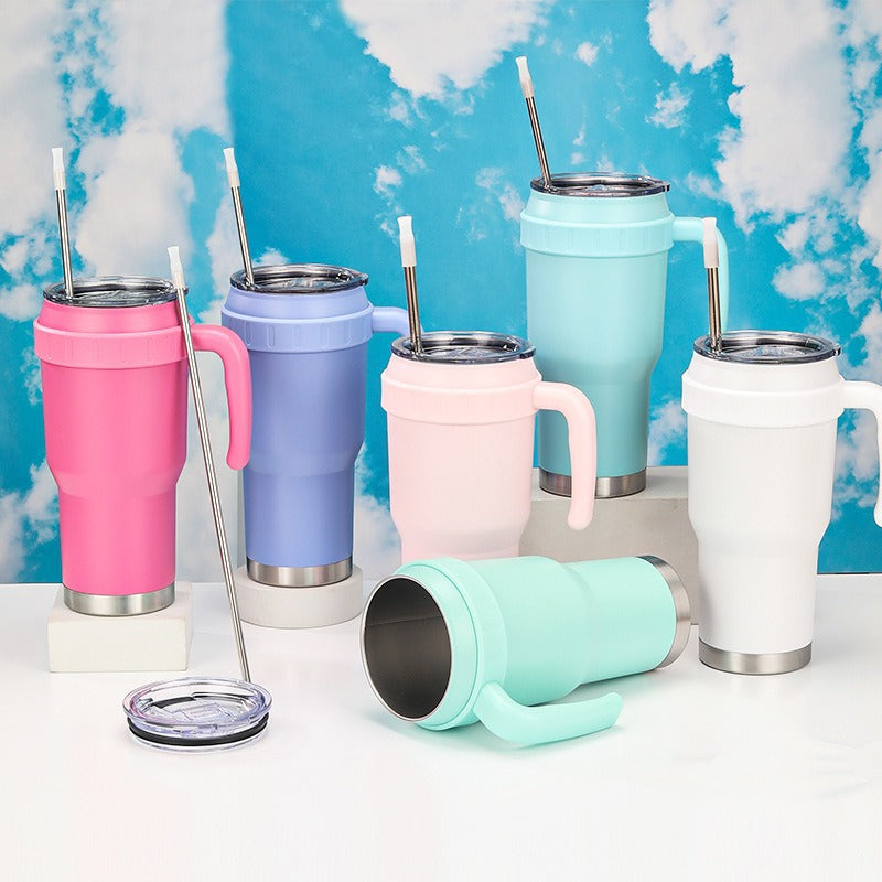 Damen Isolierkaffeebecher mit ergonomischem Griff 2