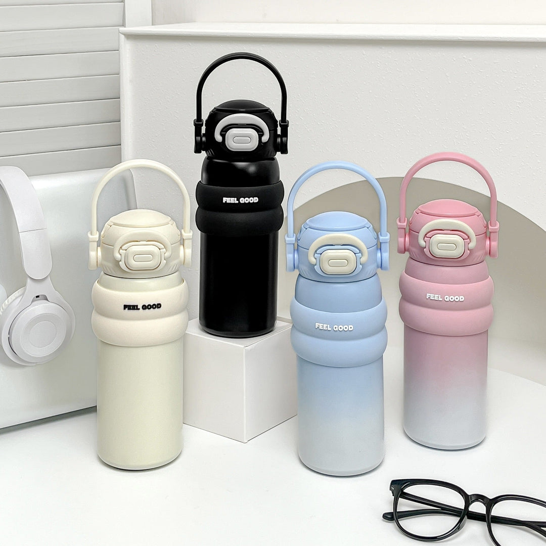Damen Isolierte Wasserflasche mit Ergonomischem Tragegriff 1