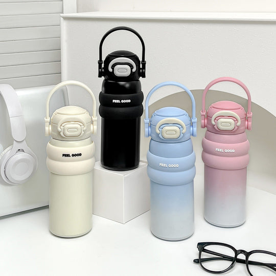 Damen Isolierte Wasserflasche mit Ergonomischem Tragegriff 1