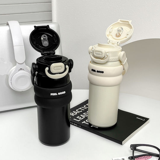 Damen Isolierte Wasserflasche mit Ergonomischem Tragegriff 2