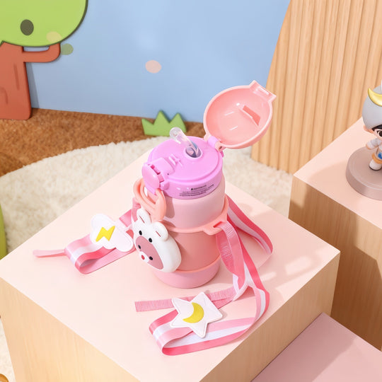 Damen Isolierte Wasserflasche mit Kaninchen-Design 2