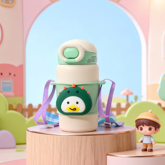 Damen Isolierte Wasserflasche mit Kaninchen-Design 5