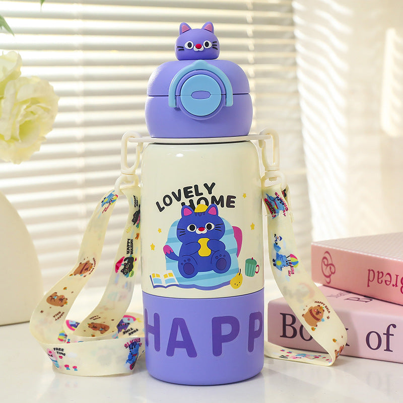Damen Isolierte Wasserflasche mit Tiermotiv 0