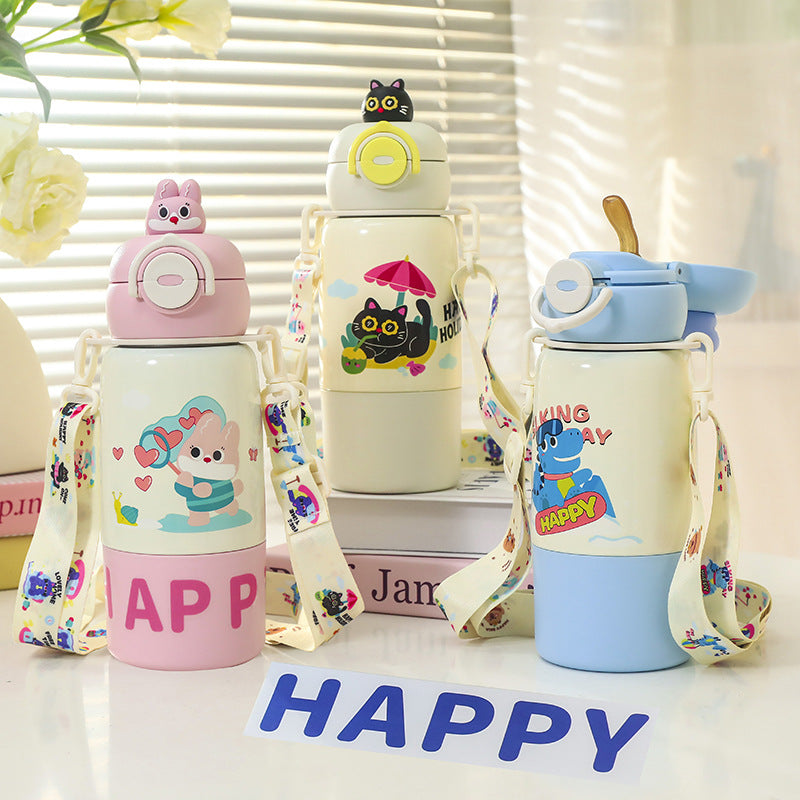 Damen Isolierte Wasserflasche mit Tiermotiv 1