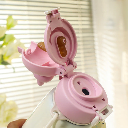 Damen Isolierte Wasserflasche mit Tiermotiv 2
