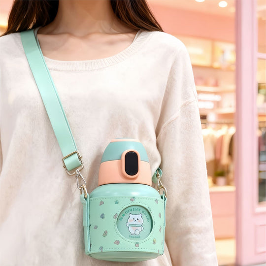 Damen Isolierwasserflasche Tierdesign Praktisch 3