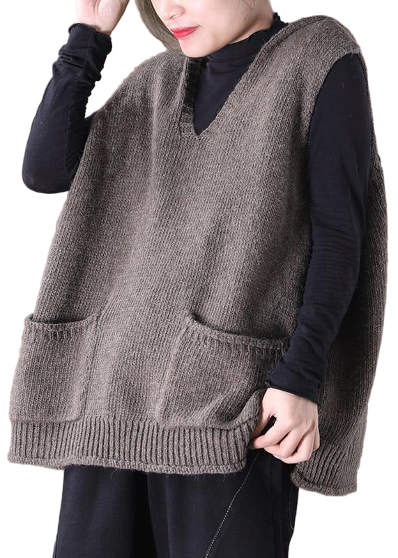 Damen Kapuzen Strickweste im lässigen Stil 0