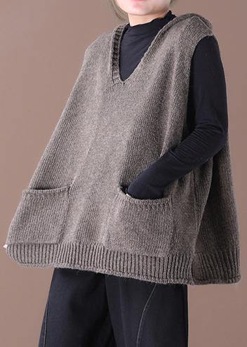 Damen Kapuzen Strickweste im lässigen Stil 1