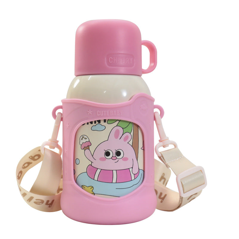 Damen Kinder Trinkflasche mit Tierdesign 5