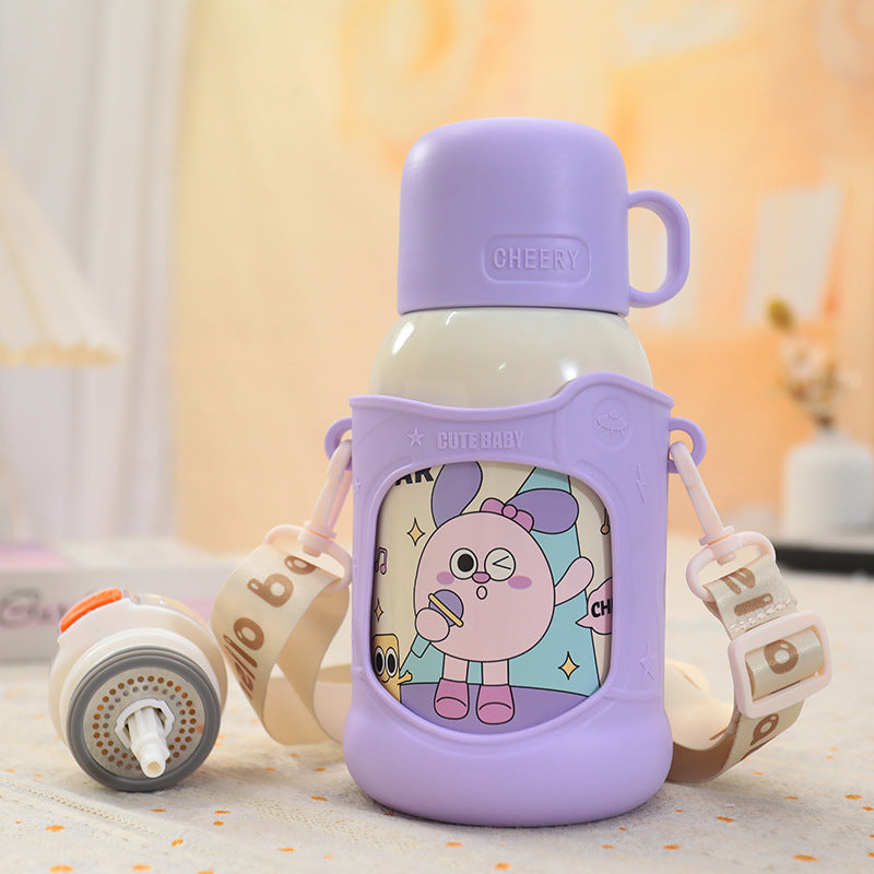 Damen Kinder Trinkflasche mit Tierdesign 6