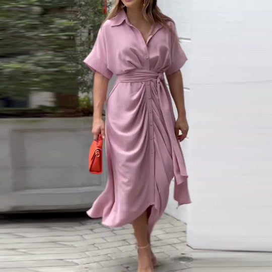 Damen Kleid Zeitlose Eleganz Baumwolle 4
