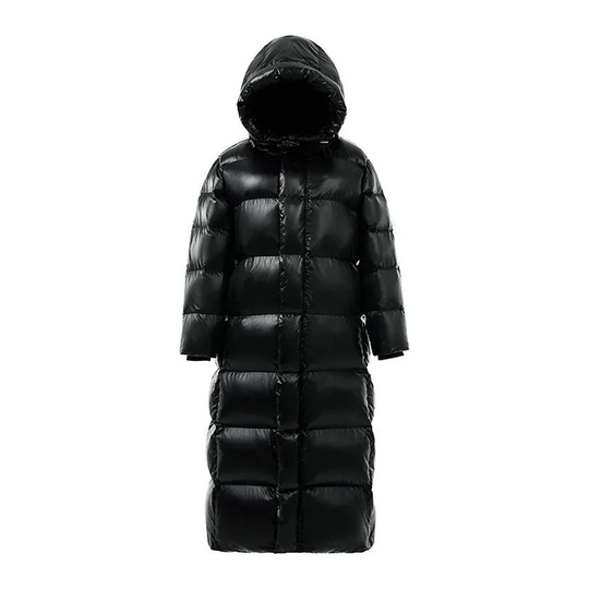 Damen Lange Jacke Wattiert 0