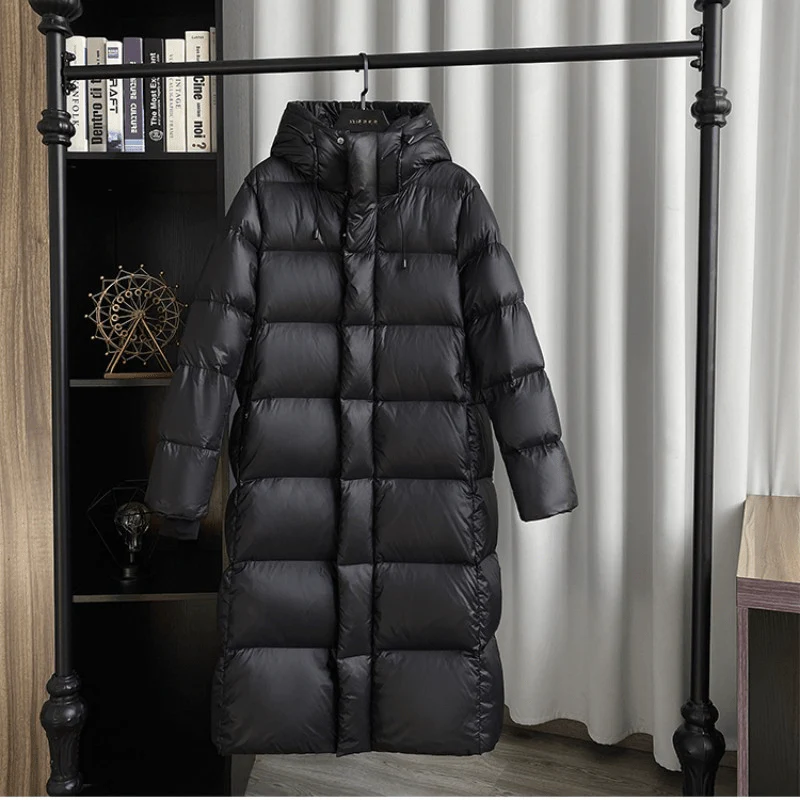 Damen Lange Jacke Wattiert 1