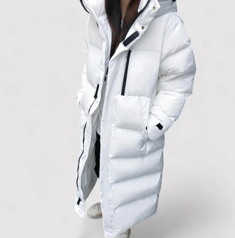 Damen Langer Pufferparka Wasserdicht 4