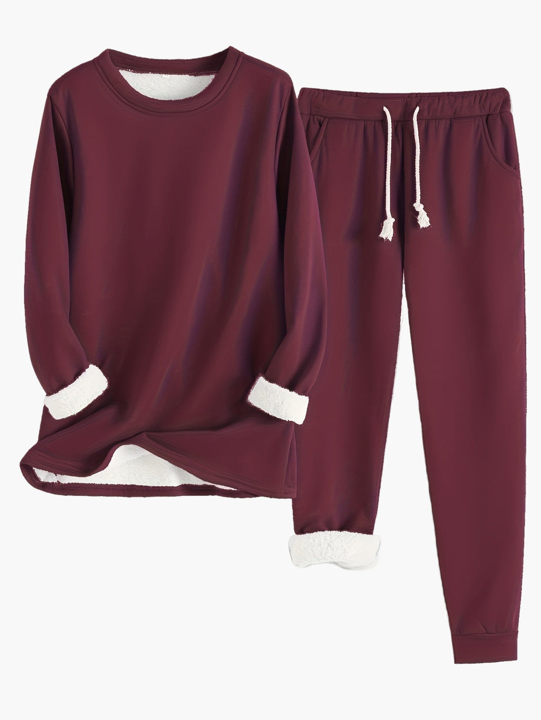 Damen Lounge Set Zweiteilig Lässig 1