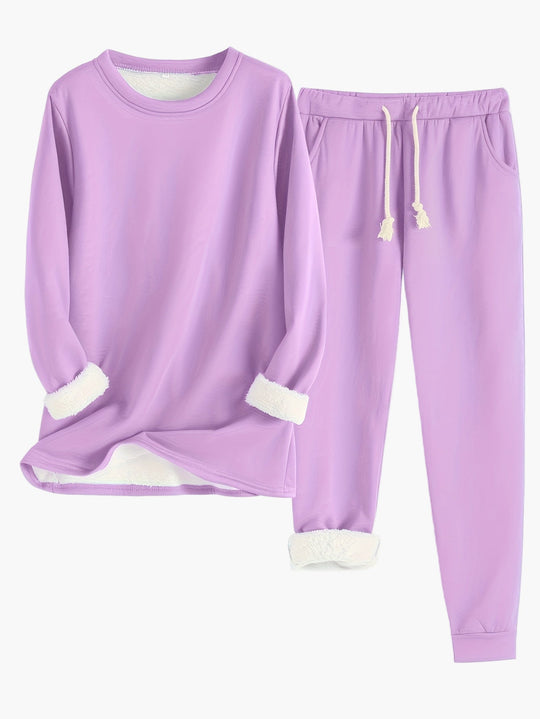 Damen Lounge Set Zweiteilig Lässig 10